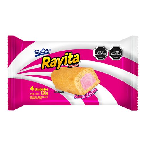 Rayita Frutilla 4p 120g