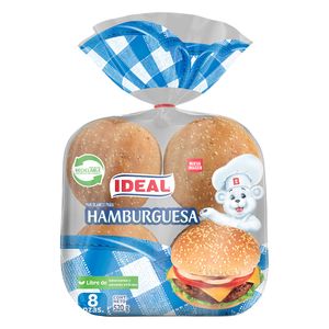 Pan de Hamburguesa 8un 520g