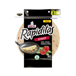 Tortillas Rapiditas Tomate 8un 200g