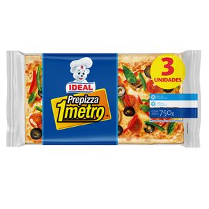 Pre Pizza Rectangular 3un 750g