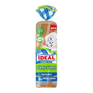 Pan Blanco Ideal Cero Cero 580g