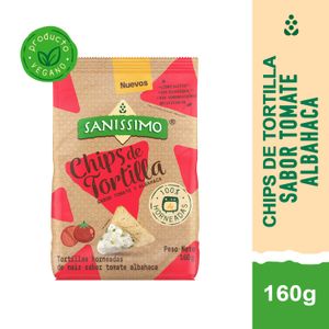 Chips Tortillas Tomate Albaca 1p 160g