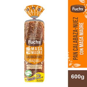 PAN CALABAZA NUEZ 1p 600g FUCHS