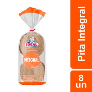 Pan Pita Integral 8un 344g