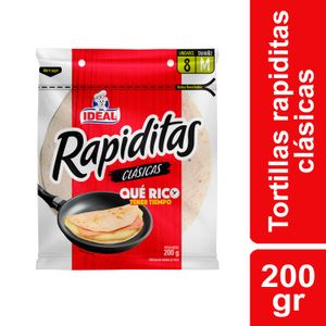 Tortillas Rapiditas 8un 200g