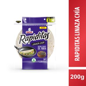 Tortillas Rapiditas Linaza Chia 8un 200g