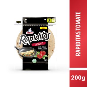 Tortillas Rapiditas Tomate 8un 200g