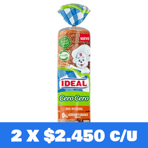 Pan Integral Ideal Cero Cero 600g